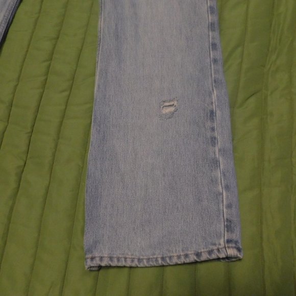 GOOD DISTRESS worn OLD NAVY faded frayed holes clean 16L - Picture 5 of 10